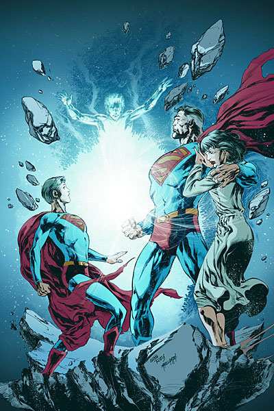 ADVENTURES OF SUPERMAN #649 (Escrito por Joe Kelly; Arte de Karl Kerschl, Ed Benes y Dan Jurgens; Portada de Ivan Reis y Marc Campos)