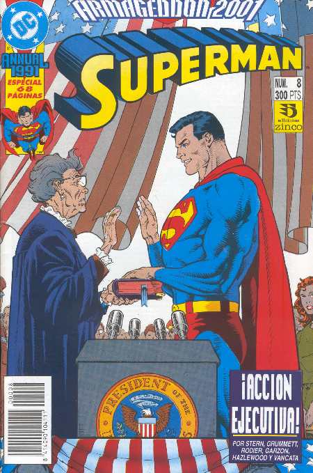 SUPERMAN IN ACTION COMICS ANNUAL 1991 VERSION EDICIONES ZINCO