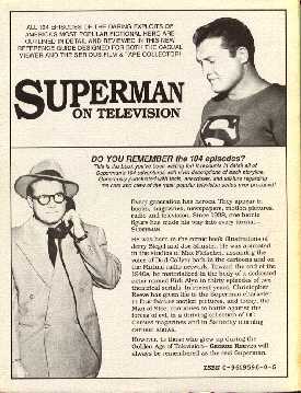 SUPERMAN ON TELEVISION 1988 (BACKCOVER)