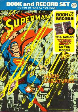 SUPERMAN BOOK AND RECORD SET