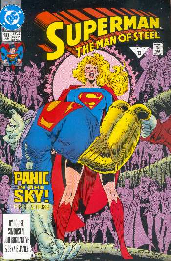 SUPERMAN THE MAN OF STEEL. SAGA PANIC IN THE SKY STRIKE 5. ABRIL 1992
