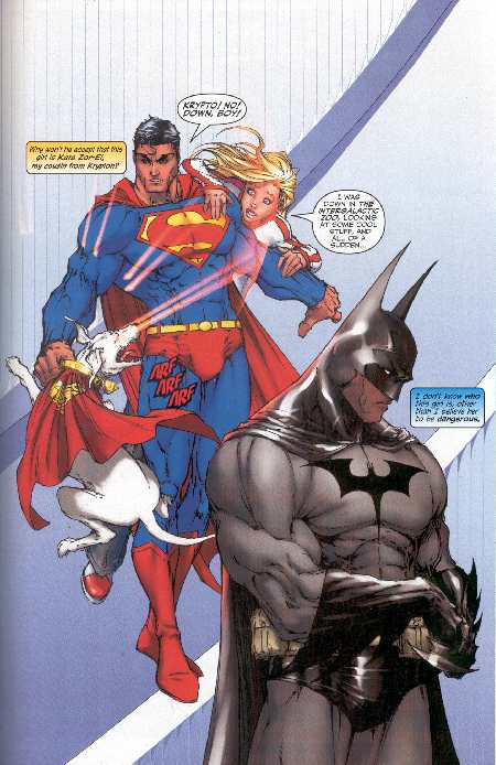 SUPERMAN/BATMAN #9 AERE SPLASH PAGE