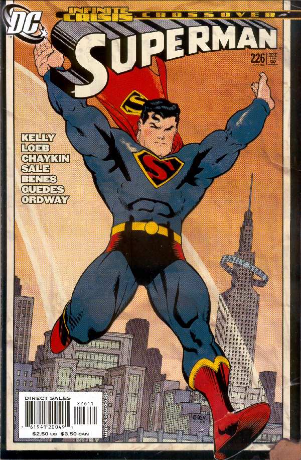 SUPERMAN #225 PORTADA DE ED BENES